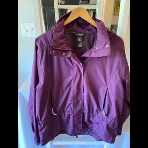 LL Bean purple jacket Large